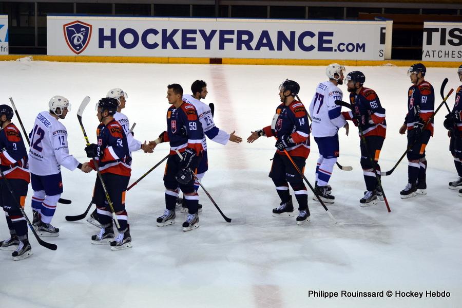 Photo hockey match France - Slovakia