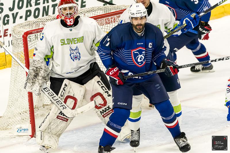 Photo hockey match France - Slovenia