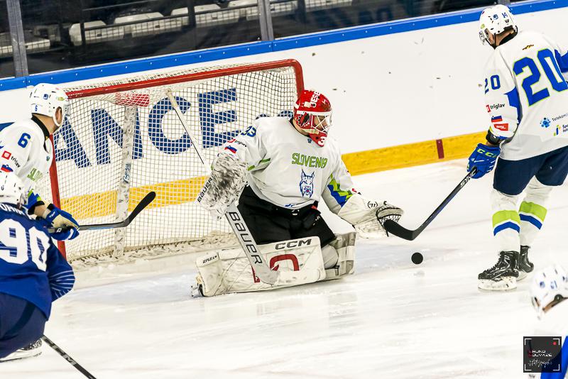 Photo hockey match France - Slovenia