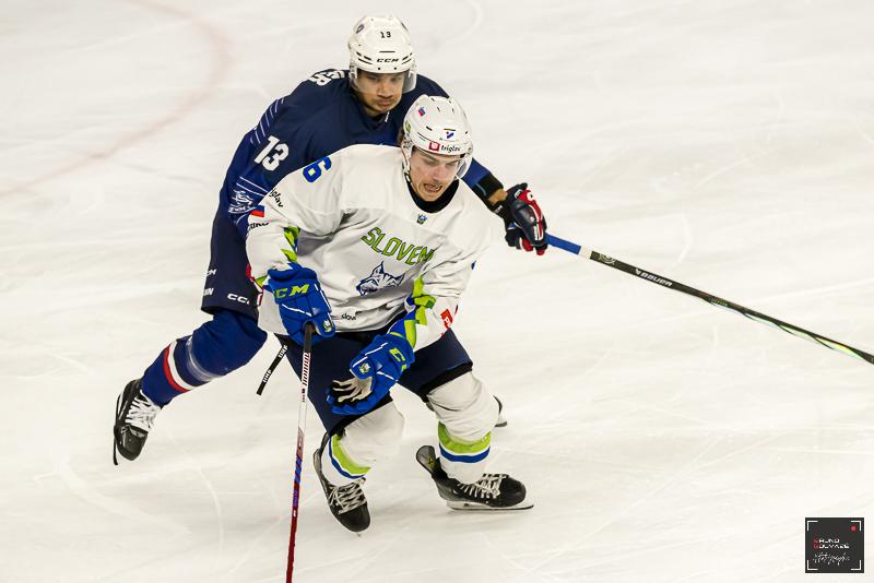 Photo hockey match France - Slovenia