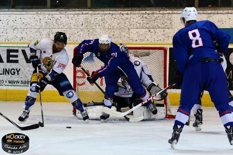 Photo hockey match France U20 - Chamonix 