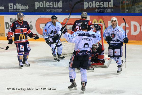 Photo hockey match Grenoble  - Angers 