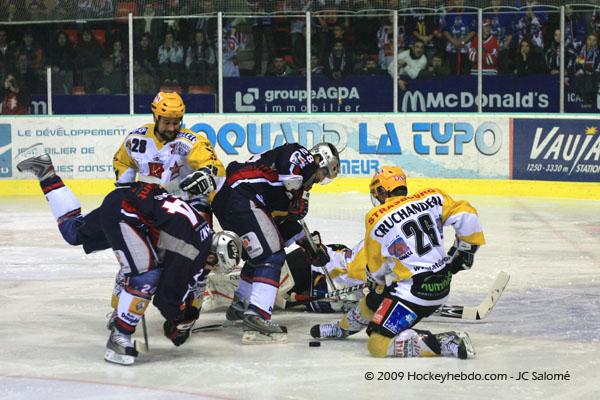 Photo hockey match Grenoble  - Strasbourg 