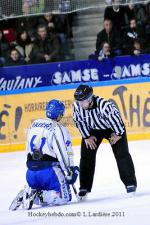 Photo hockey match Grenoble  - Villard-de-Lans le 22/01/2011