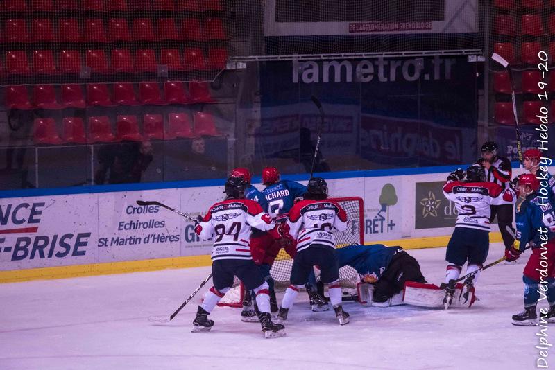 Photo hockey match Grenoble U20 - Angers U20