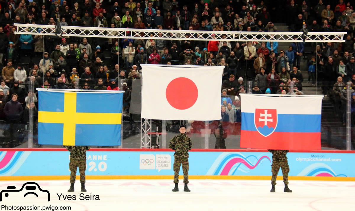 Photo hockey match Japan - Sweden