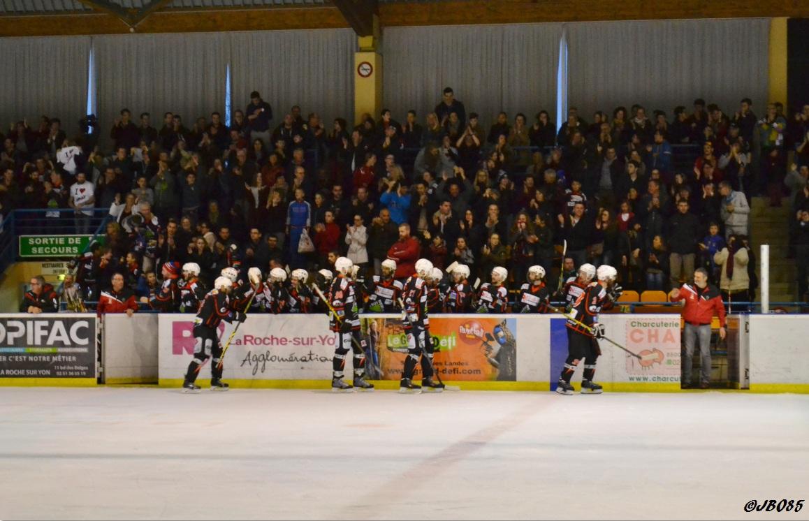 Photo hockey match La Roche-sur-Yon - Courchevel-Mribel-Pralognan