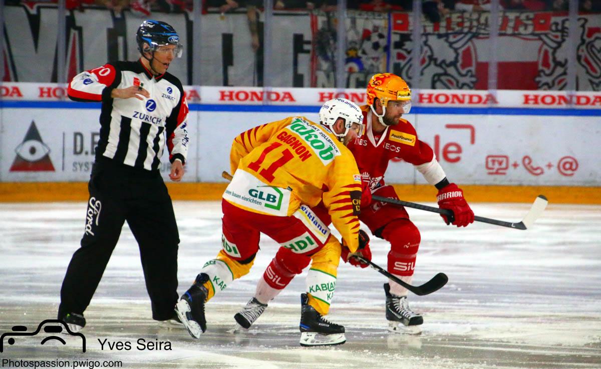 Photo hockey match Lausanne - Langnau