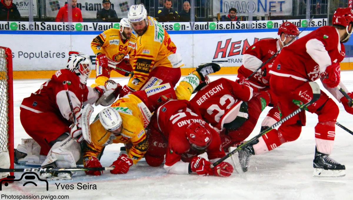 Photo hockey match Lausanne - Langnau
