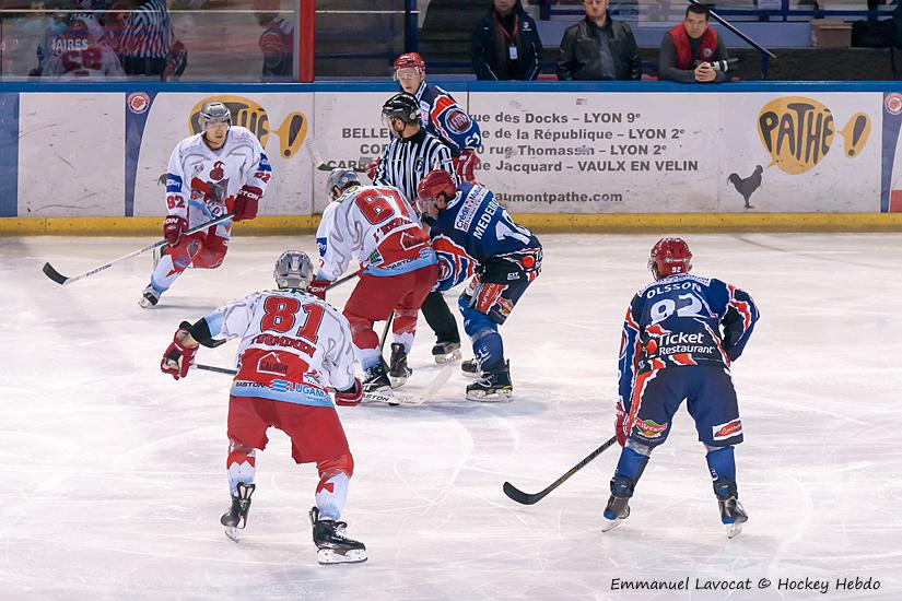 Photo hockey match Lyon - Annecy