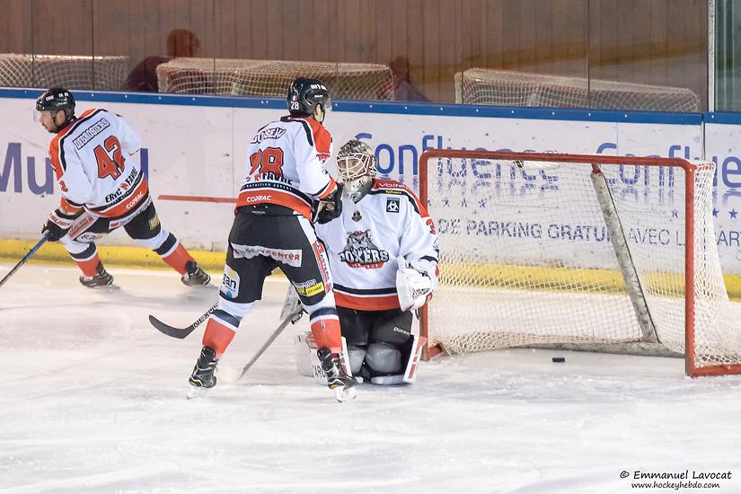 Photo hockey match Lyon - Bordeaux