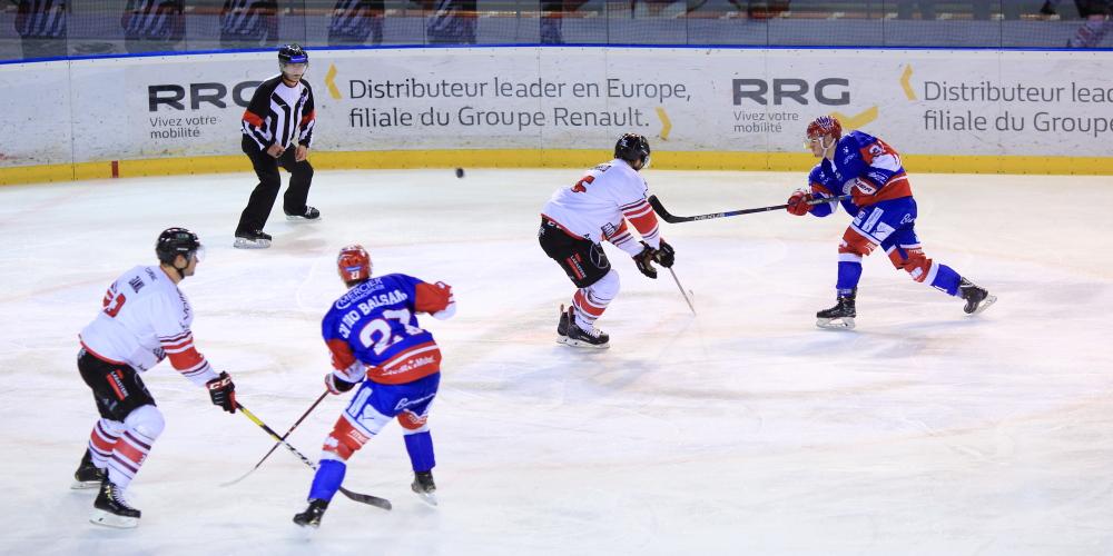Photo hockey match Lyon - Bordeaux