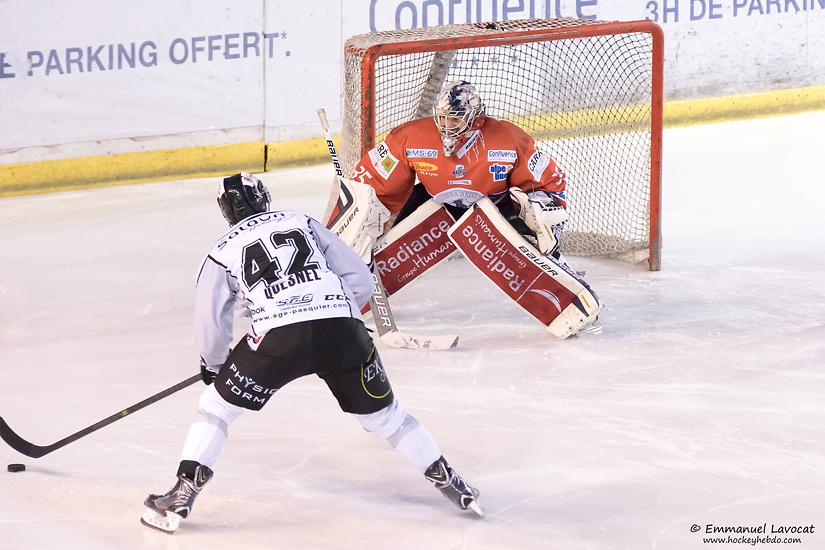 Photo hockey match Lyon - Brest 
