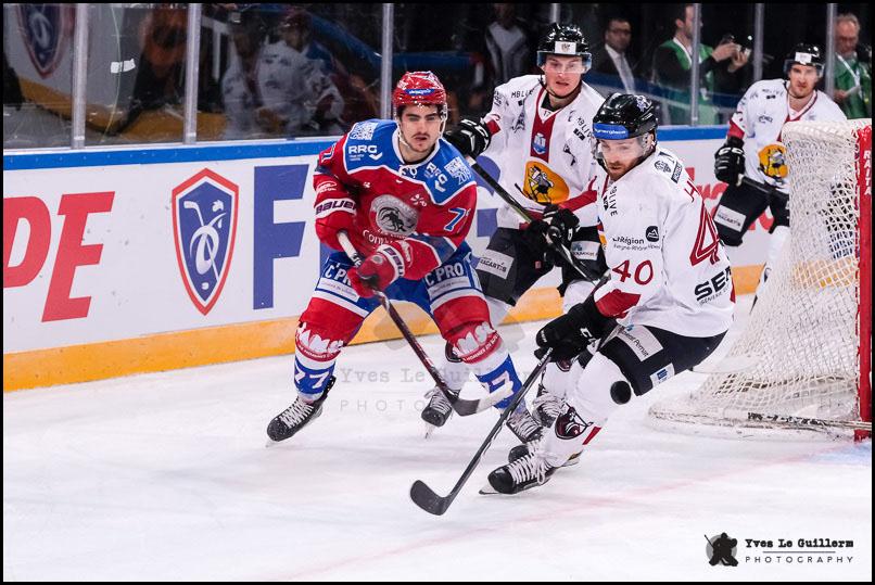 Photo hockey match Lyon - Chamonix 