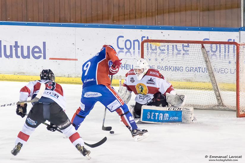 Photo hockey match Lyon - Chamonix / Morzine