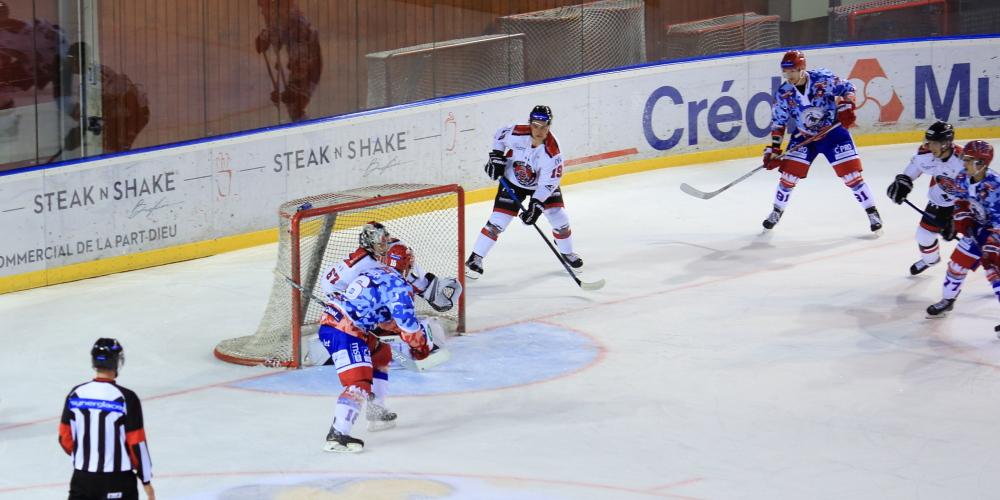 Photo hockey match Lyon - Mulhouse