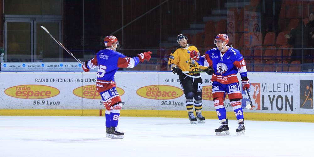 Photo hockey match Lyon - Strasbourg 