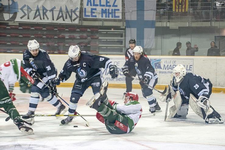 Photo hockey match Marseille - Cergy-Pontoise