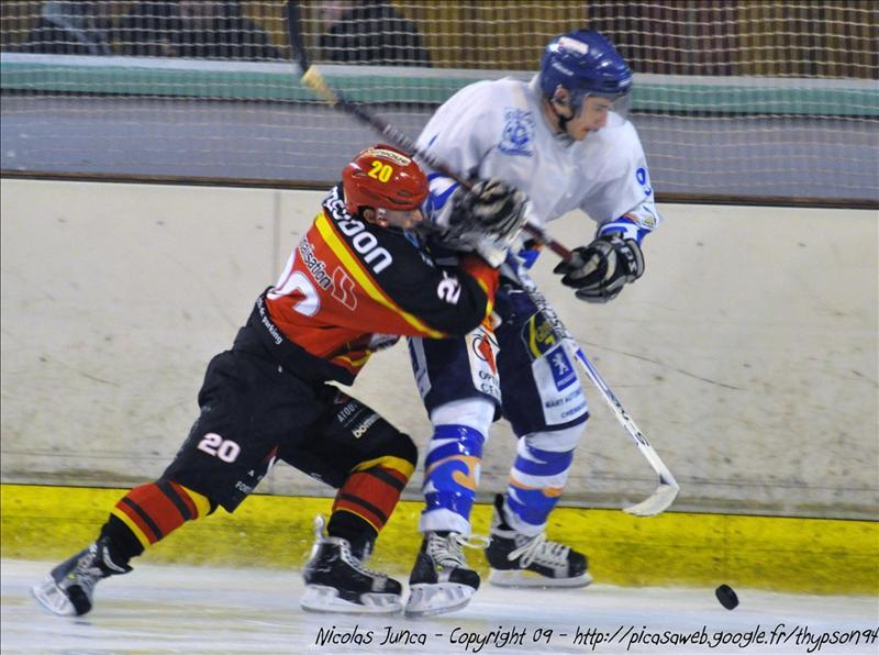 Photo hockey match Meudon - Cherbourg