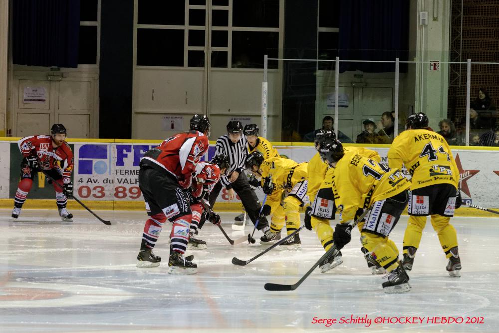 Photo hockey match Mulhouse - Rouen