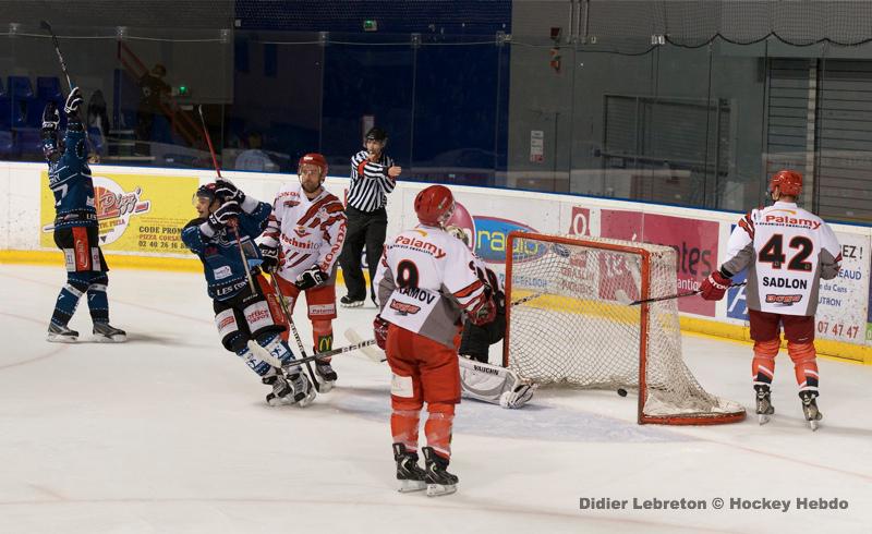 Photo hockey match Nantes  - Cholet 