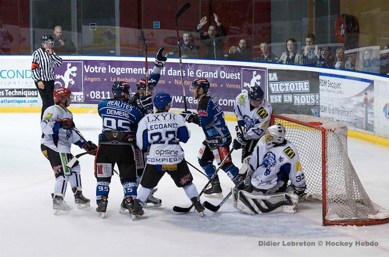 Photo hockey match Nantes  - Compigne