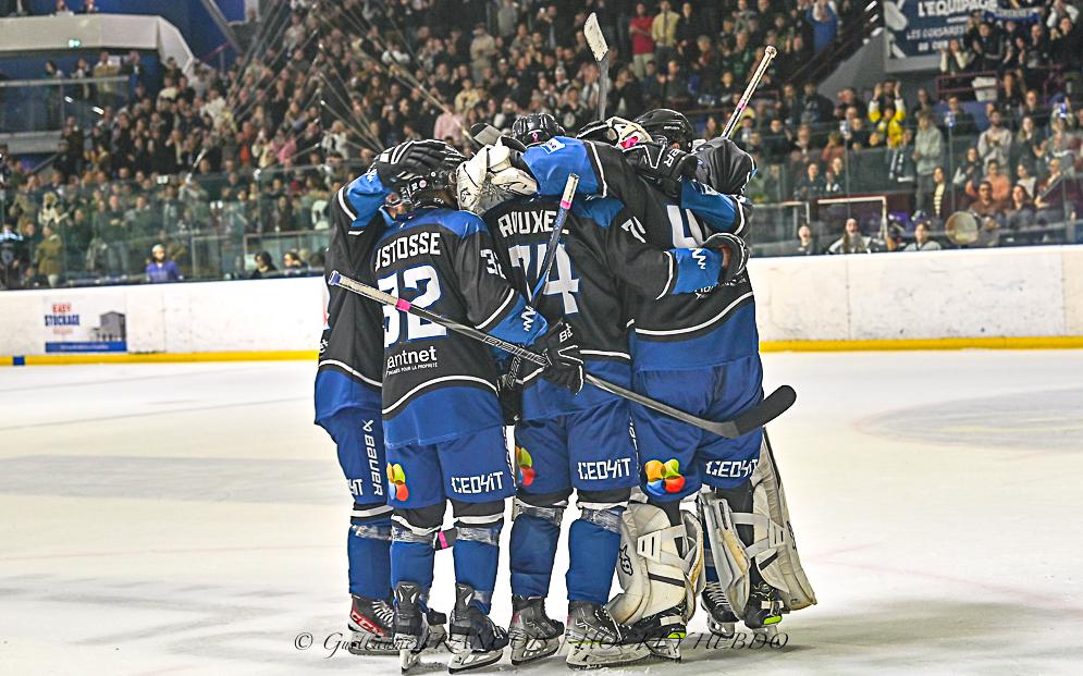 Photo hockey match Nantes - Cholet 