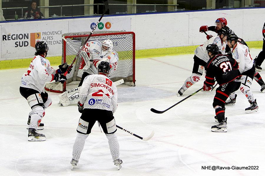 Photo hockey match Nice - Amiens 