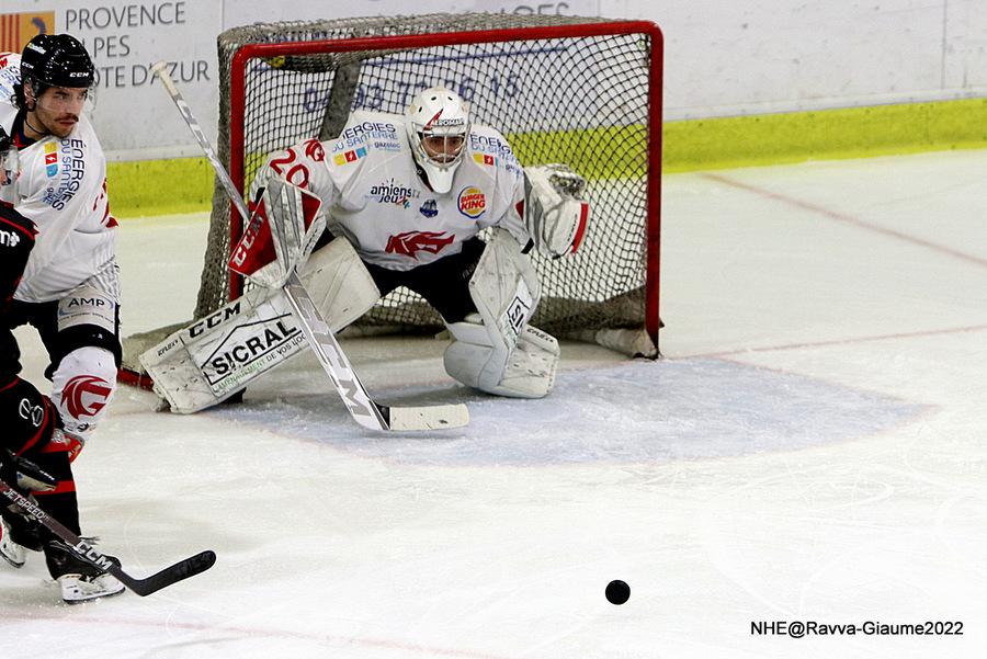 Photo hockey match Nice - Amiens 