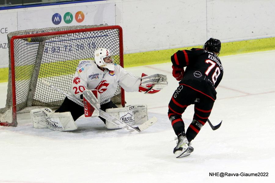 Photo hockey match Nice - Amiens 