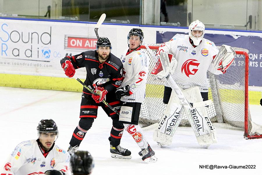 Photo hockey match Nice - Amiens 