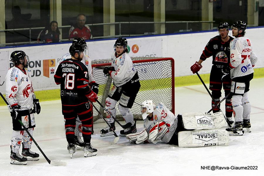 Photo hockey match Nice - Amiens 