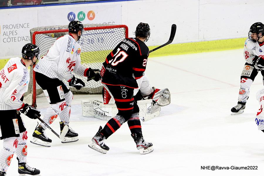 Photo hockey match Nice - Amiens 