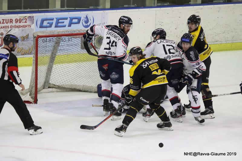 Photo hockey match Nice - Angers 