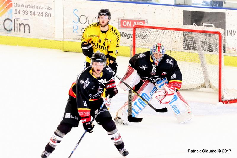 Photo hockey match Nice - Rouen