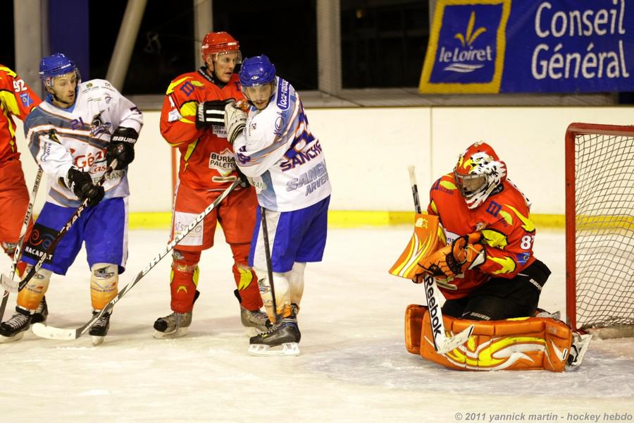 Photo hockey match Orlans - Clermont-Ferrand
