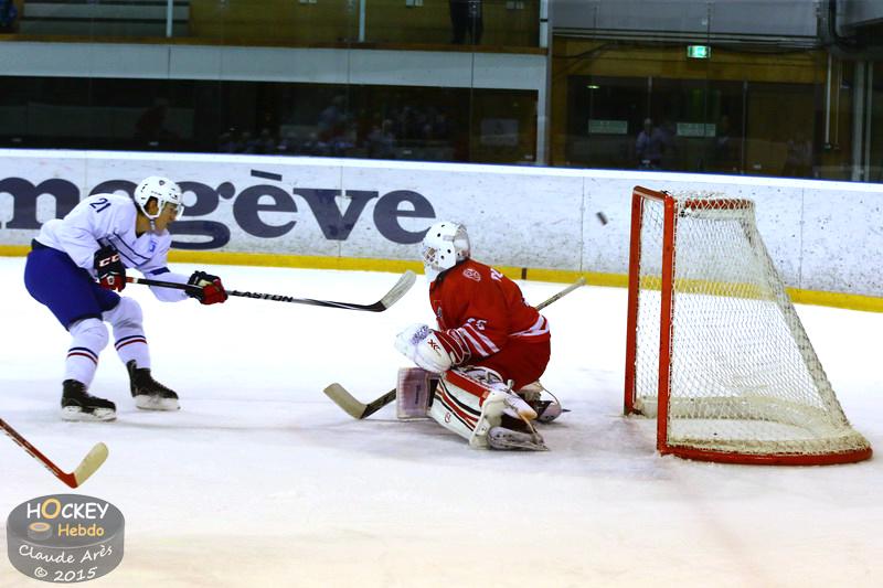 Photo hockey match Poland - France U20