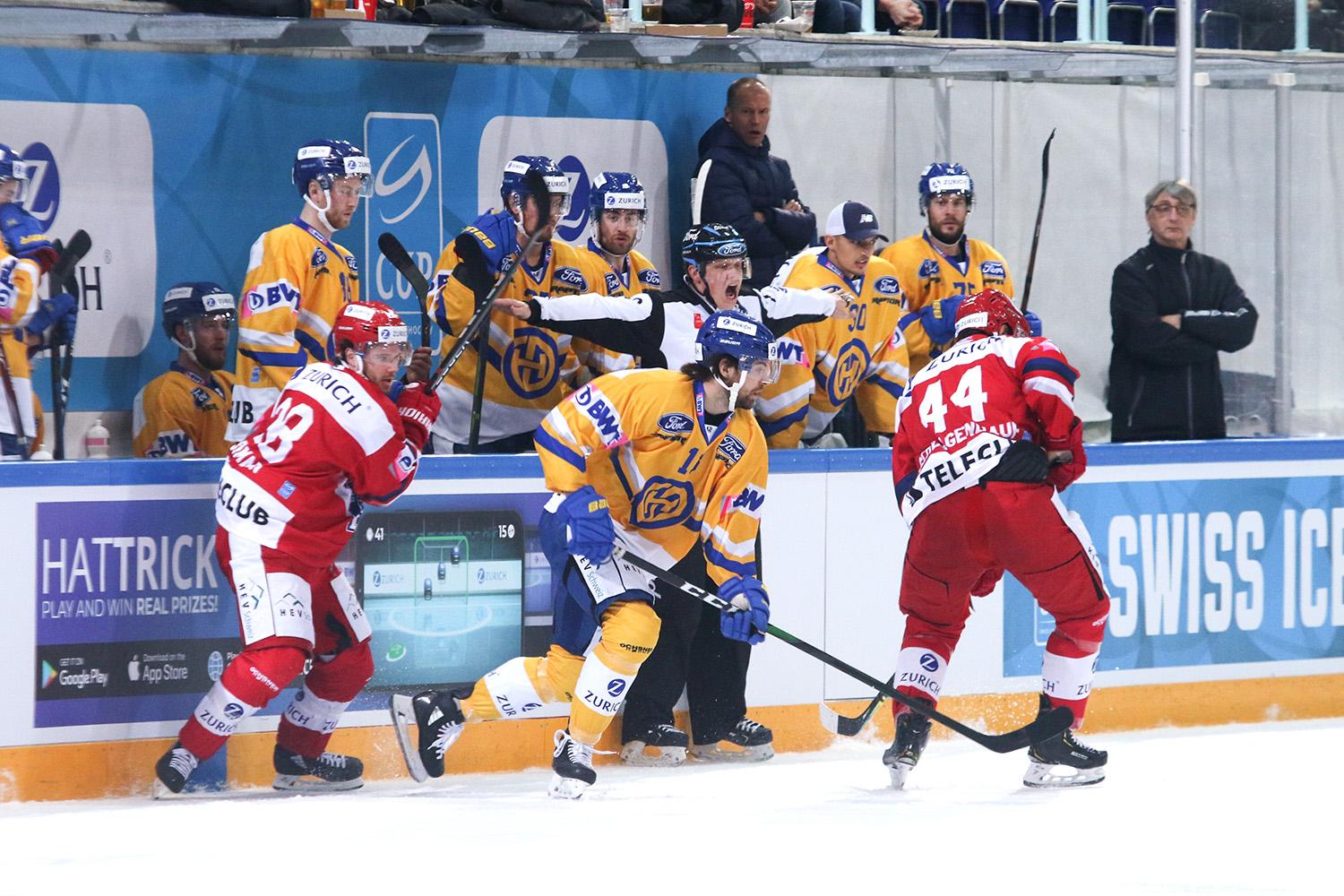 Photo hockey match Rapperswil-Jona - Davos
