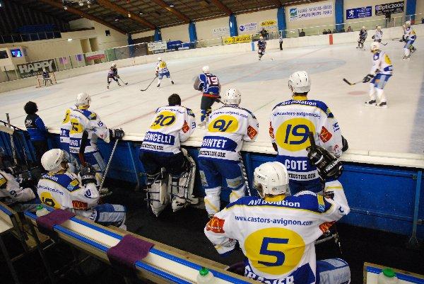 Photo hockey match Reims - Avignon