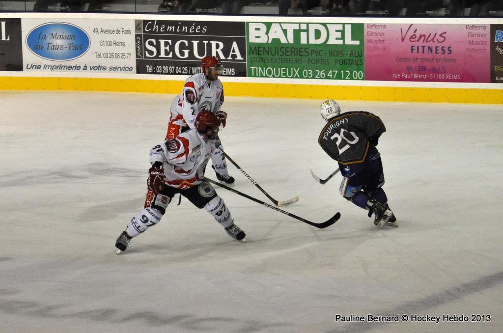 Photo hockey match Reims - Lyon