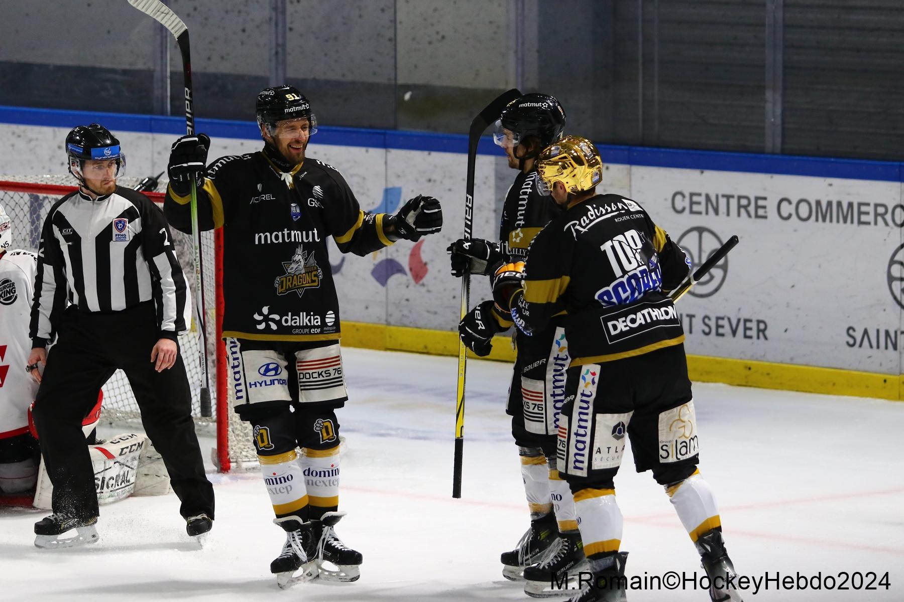 Photo hockey match Rouen - Amiens 