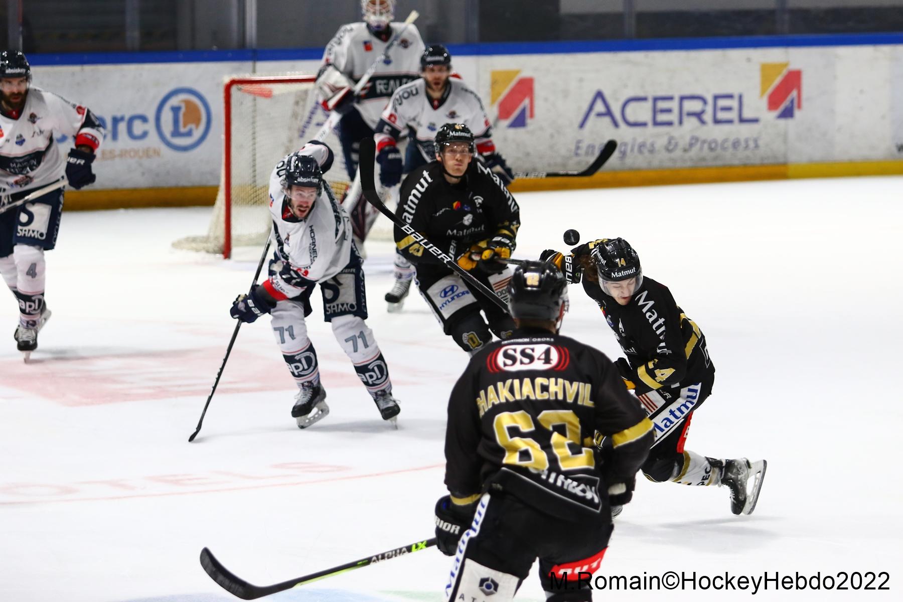 Photo hockey match Rouen - Angers 