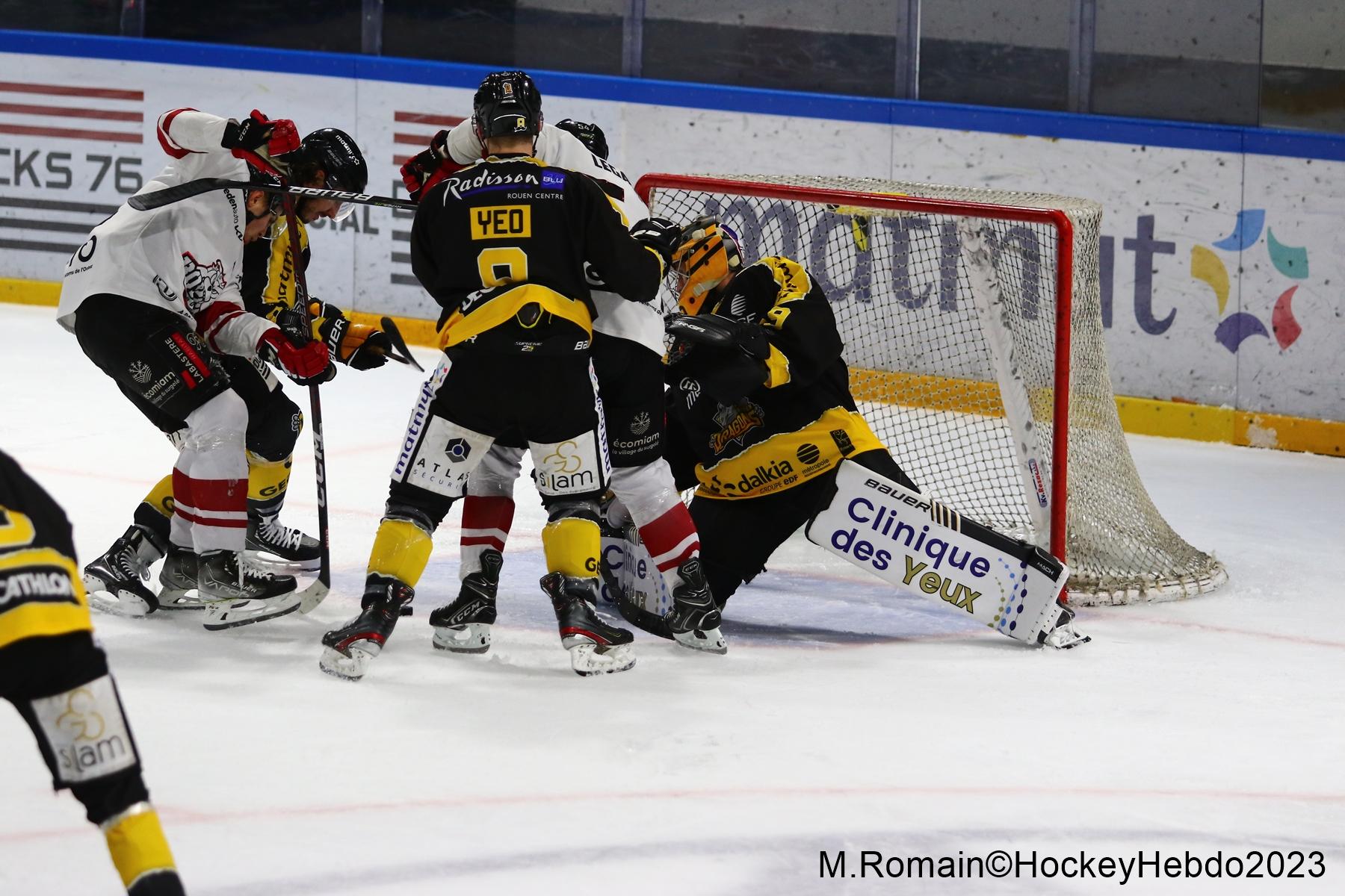 Photo hockey match Rouen - Bordeaux