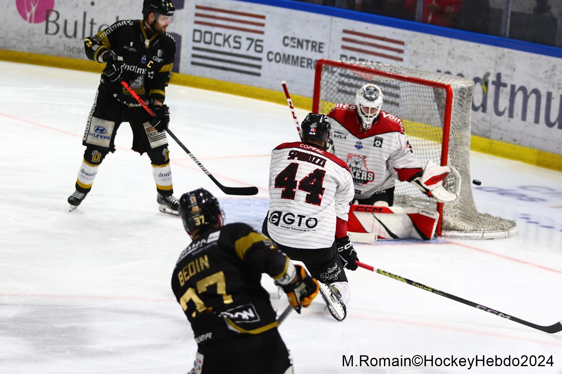 Photo hockey match Rouen - Bordeaux