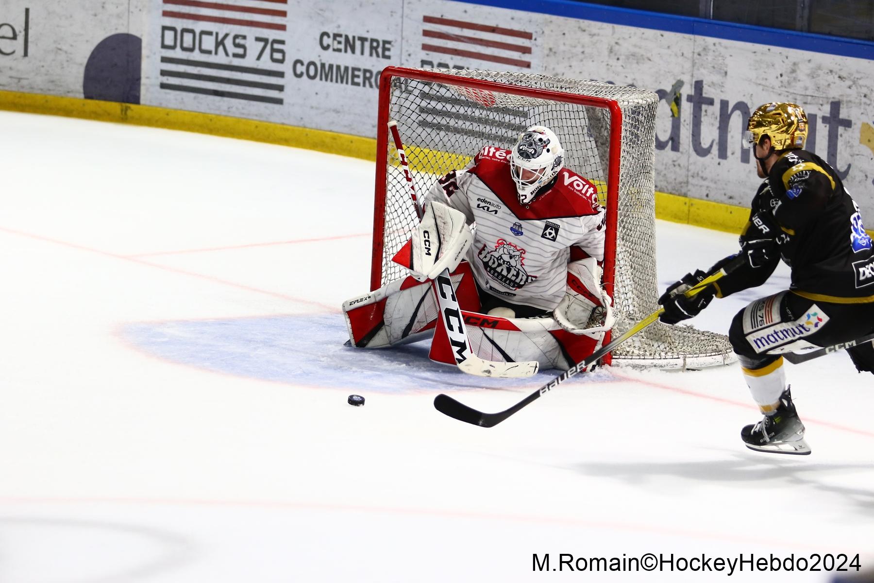 Photo hockey match Rouen - Bordeaux