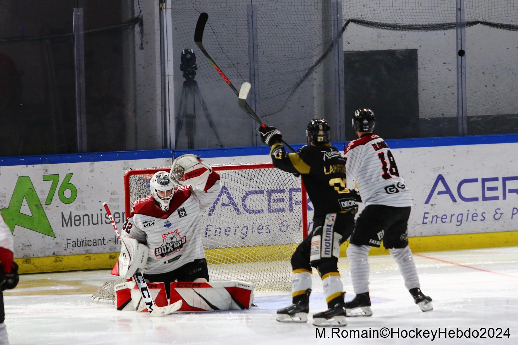 Photo hockey match Rouen - Bordeaux