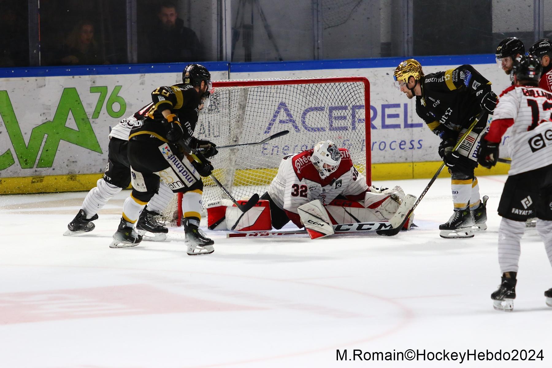 Photo hockey match Rouen - Bordeaux