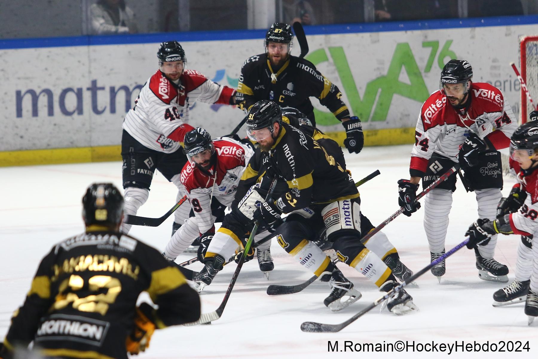 Photo hockey match Rouen - Bordeaux