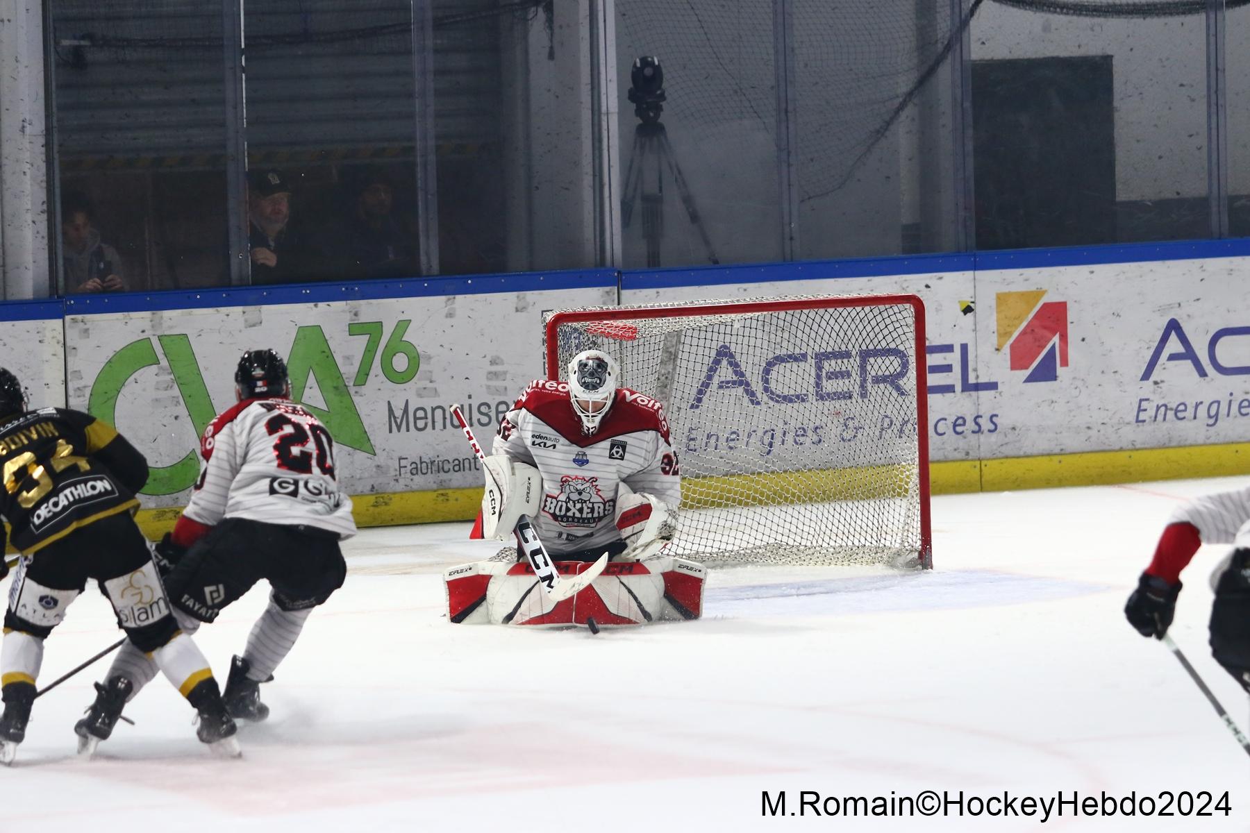 Photo hockey match Rouen - Bordeaux