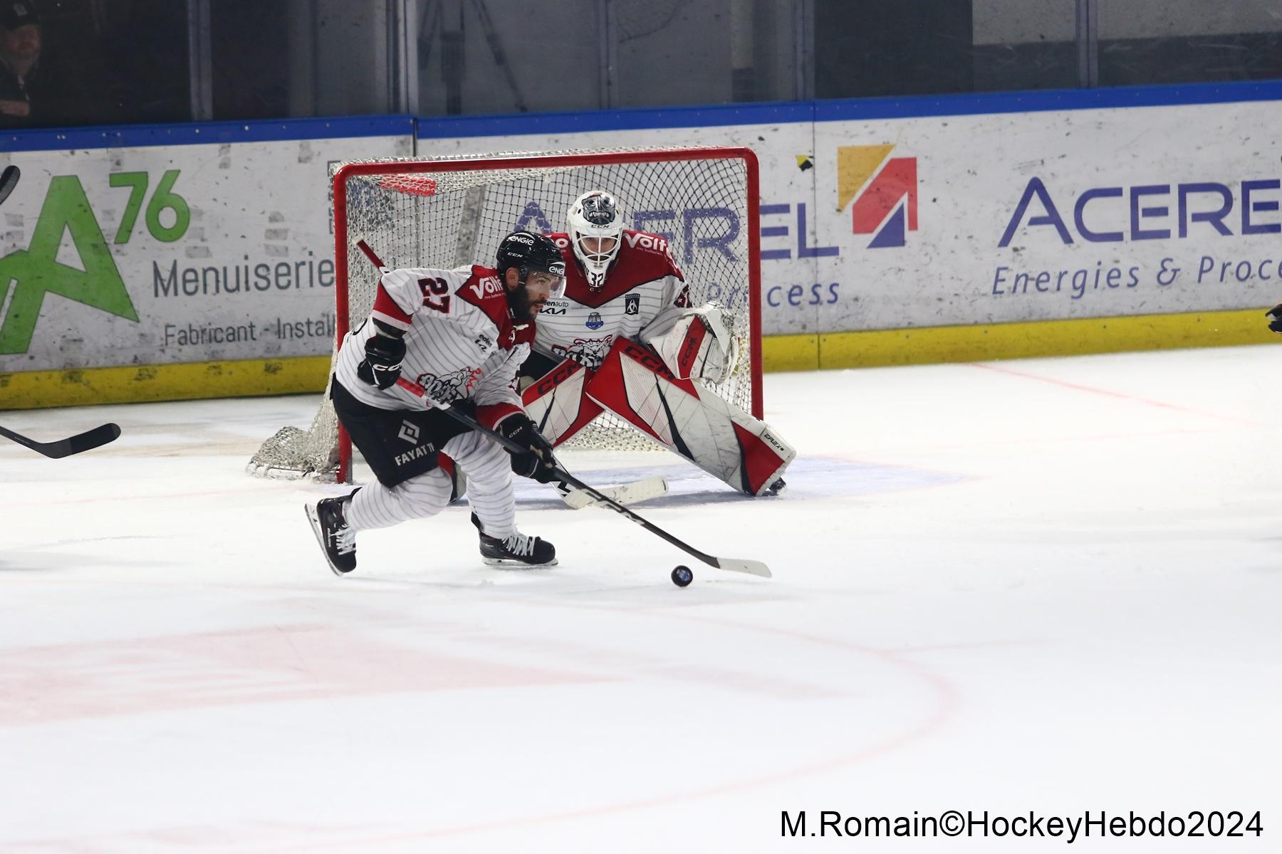 Photo hockey match Rouen - Bordeaux